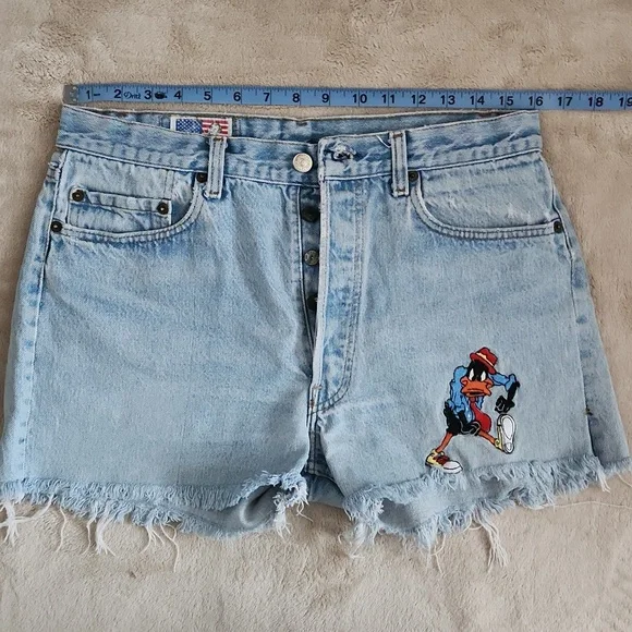 Vintage Button-Fly Jean Cut Offs - Picture 9 of 9